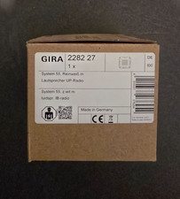 Gira 228227 Lautsprecher-Unterputz-Radio System55 Reinweiß matt NEU