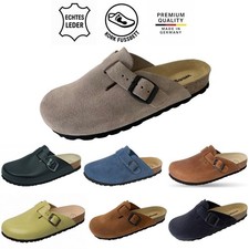 Weeger Leder Clogs Damen