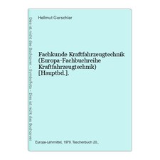 Fachkunde Kraftfahrzeugtechnik