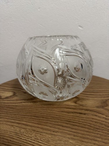 Kristallvase kugel rose bowl - kugel,