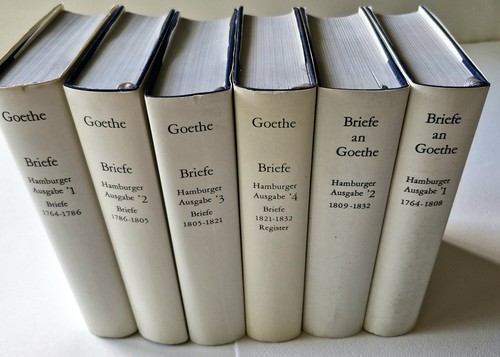 Goethe briefe an - briefe, &