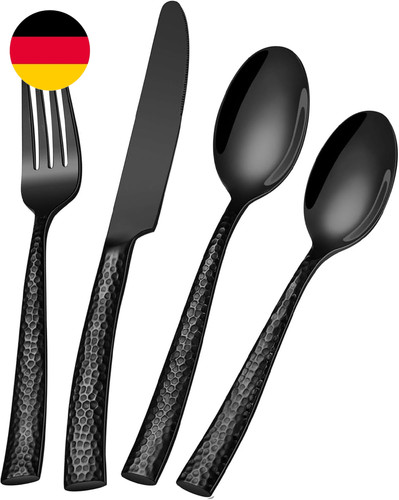 Schwarz gehämmertes - schwarz,