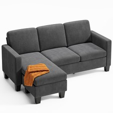 L-Form Ecksofa, 3-Sitzer Sofa