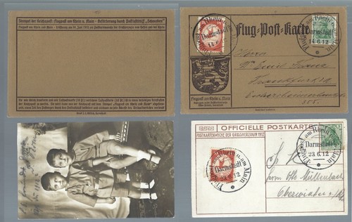 Flugpost 1912 i ii - dr,