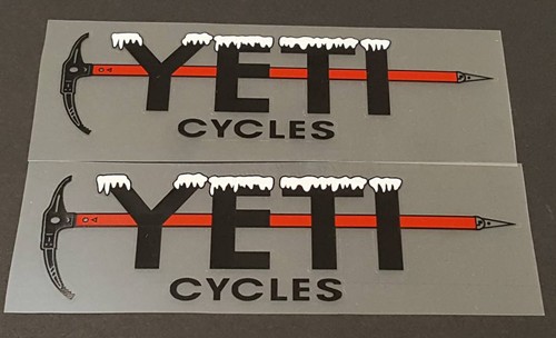 Yeti rahmenrohr aufkleber - rahmenrohr-,