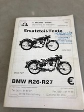 BMW  Motorrad Ersatzteiltexte  R26-R27  Oldtimer /33