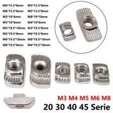 M3 M4 M5 M6 M8 Hammermutter T-Nut Aluprofile Nutensteine Nut 20 30 40 45 Series