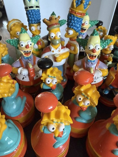 Simpsons schachfiguren - 3d,