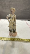 alte Porzellan Figur Frau mit