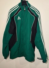 Adidas UEFA Trainingsjacke grün/schwarz – Vintage – Größe S – Original