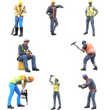 Bauarbeiter figuren set 50 - figuren, 1:50