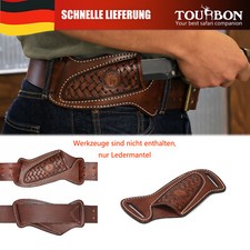 TOURBON Schräge Pfannkuchenmesserscheide mit feststehender Klinge, Gürtelholster