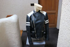 #Bikerjacke, #Lederjacke, #Motorradjacke, Gr. S, #schwarz-weiß