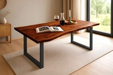 Esstisch Baumkante massiv