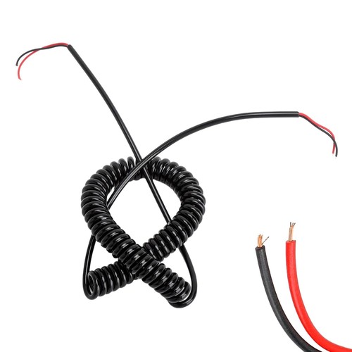 Spiralkabel pvc adrig 5m - 2-adrig, 2,5m