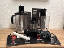 BRAUN Multiquick 7 MQ745 schwarz Motor, 2x Zerkleinerer, Schneebesen, Messbecher