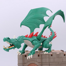 Playmobil großer grüner Drache für  Ritter Burg Drachenburg Mittelalter Monster