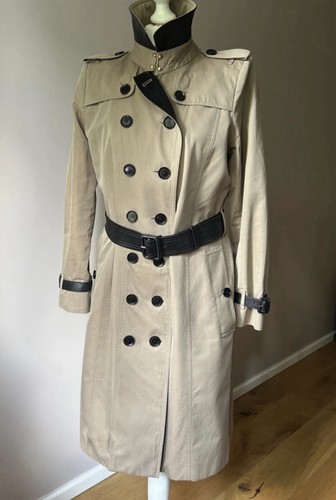 Burberry london leder trench - burberry,