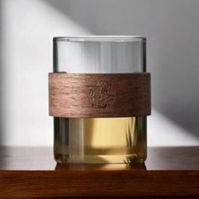 Elegante Glaskaffeetasse im