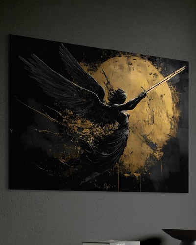Leinwand bild engel angel - bild,