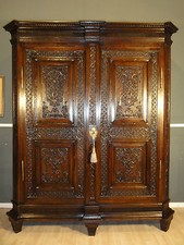 TRAUMHAFTER Klassizismus Dielenschrank Eiche Massiv  1780 TOP ANTIK-LEIPZIG