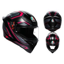 AGV Motorrad Helm K1 S Sling - Sport Racing Integralhelm mit Spoiler