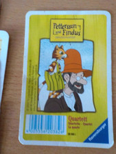 Pettersson und Findus QUARTETT  mit Bildern von den Figuren des kleinen Helden