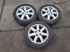 3x Peugeot 206SW Alufelgen mit Nexen Sommerreifen 195/55R15 Dot 0624 6Hx15H2