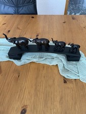 Süße Elefantenfamilie, 4 St. Holz, Verschiedene Größen