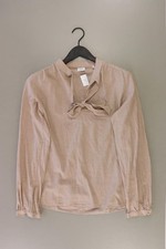 ⭐ Caliban Schluppenbluse Bluse für Damen Gr. 46, XL kariert Langarm braun ⭐