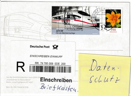 Sonder postkarte - (0508), sonder-postkarte