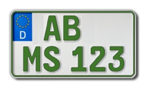 Kennzeichen grün 240 - kennzeichen,