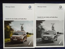 VW Caddy + Caddy Maxi Typ 2K Zubehör Prospekt 2010 + Preisliste