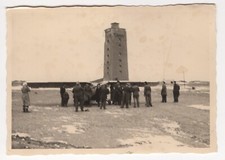 Foto/Photo Technik; Flugzeug Landebahn; vermutlich Fieseler Fi 156 Storch
