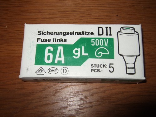 Stück eti sicherungen dii - 5,