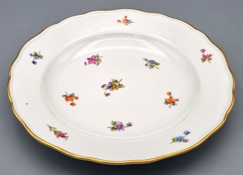 Meissen porzellan speiseteller - meissen,