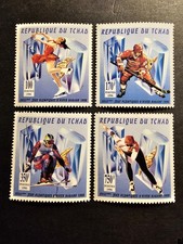 Briefmarke Tschad Olympische