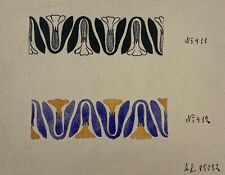 Zeichnung Jugendstil Entwurf