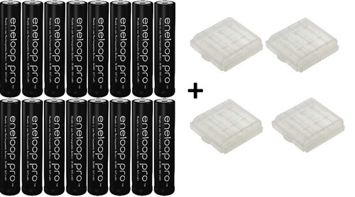 16x eneloop pro - aa, akkus