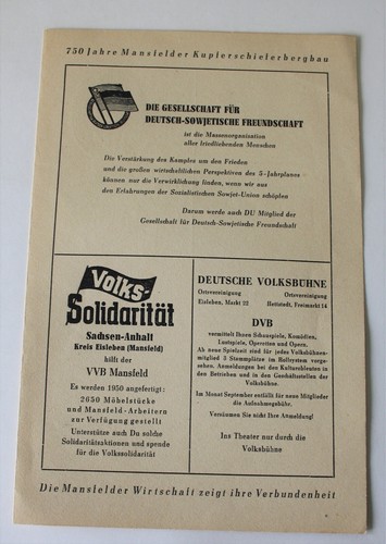 750 jahre mansfelder - 750,
