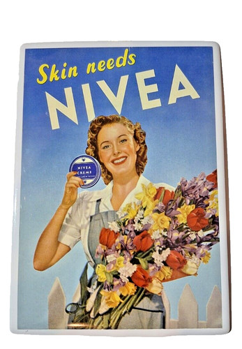 Blechschild nivea 20 5 - x, 20,5