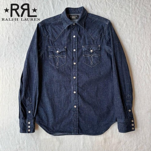 Rrl dunkelblau double denim - rrl,