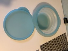 Tupperware Dose blau bzw. türkis Vorratsdose faltbar 