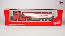 1:87 Herpa MAN TGA XL Tankwagen Sattelzug LKW Höcketstaller // X_474