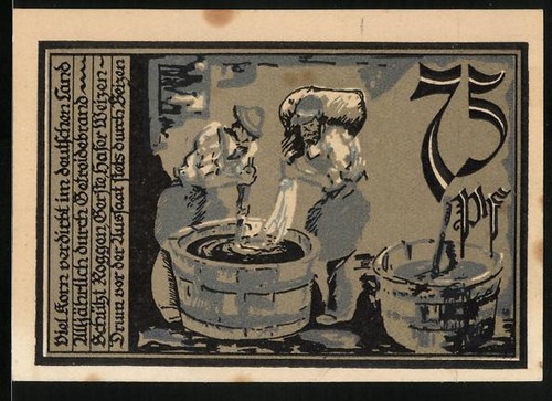 Notgeld aschersleben 1921 75 - aschersleben,