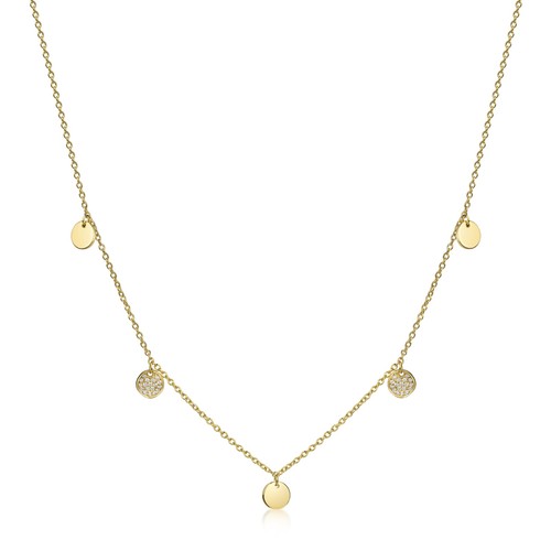Collier anhänger plättchen - collier,