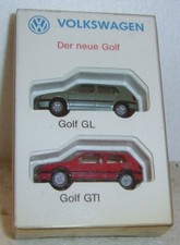 Wiking Werbemodelle / Der neue Golf 3 als Golf GL + Golf GTI  / TOP - OvP - 1:87