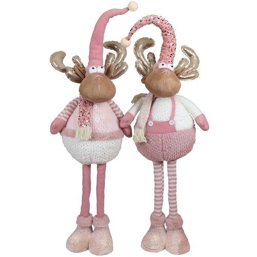 Elch pärchen rosa - rosa, deko