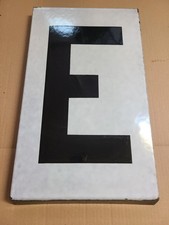 DR Reichsbahn Schild Emaille E-Tafel K7e - Original Eisenbahn 50x30x3