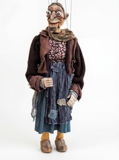 Czech Folk Art Marionette Hexe